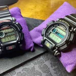 A pair of Casio G-shocks